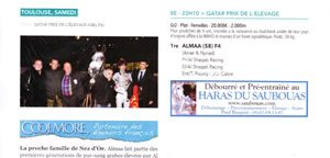 résultats chevaux Saubouas